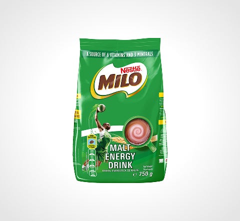 MILO® MALT ENERGY DRINK POWDER  750g POUCH